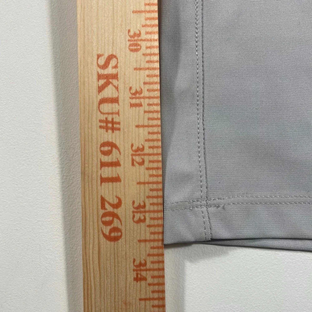 7 Diamonds Chino Pants Men 36x34 Infinity Technical Performance Gray Lightweight